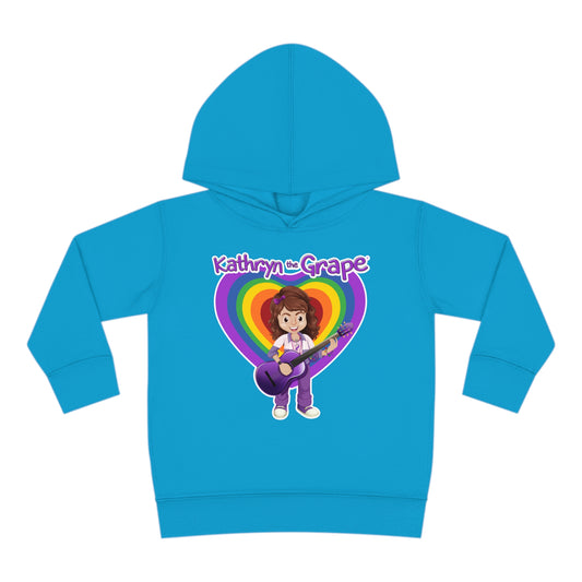 Kathryn the Grape with Guitar Toddler Pullover Fleece Hoodie
