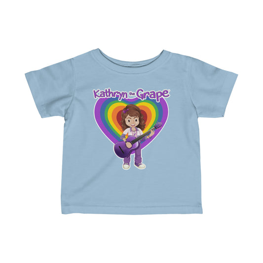 Kathryn the Grape with Guitar Infant Fine Jersey Tee