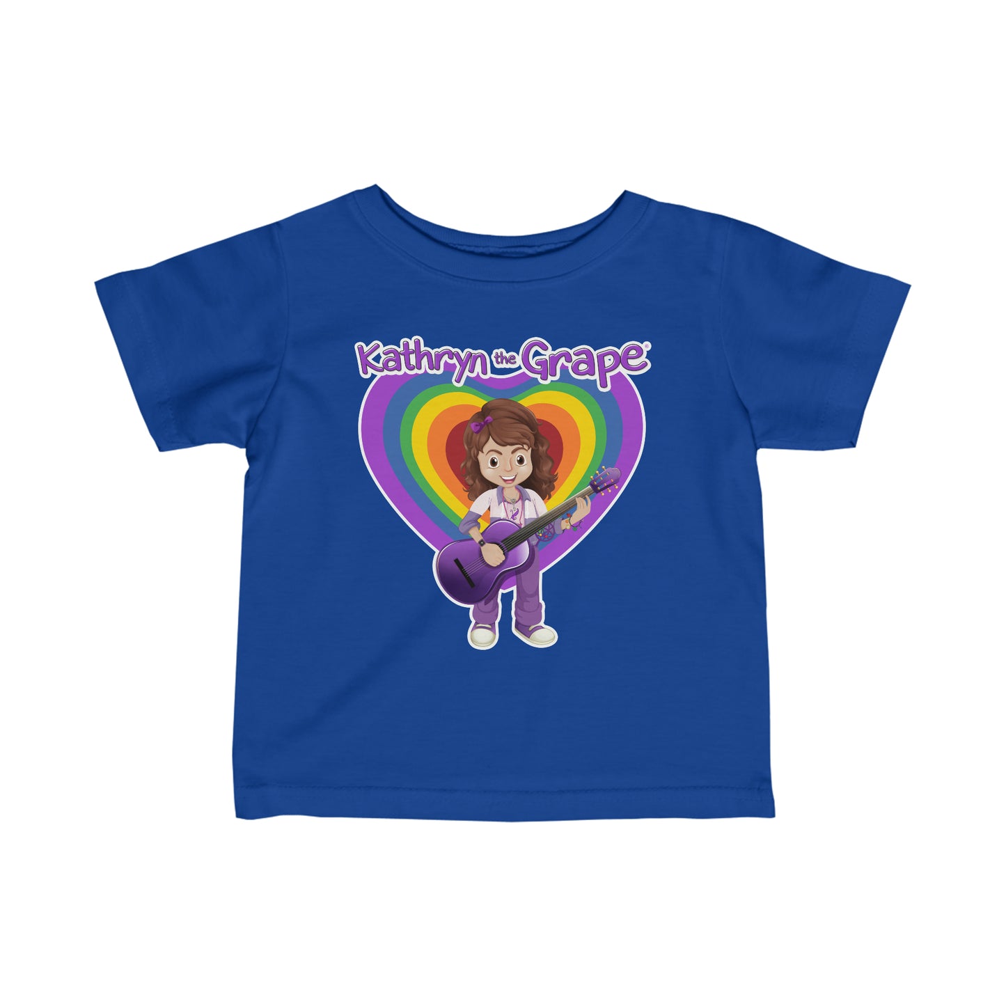 Kathryn the Grape with Guitar Infant Fine Jersey Tee