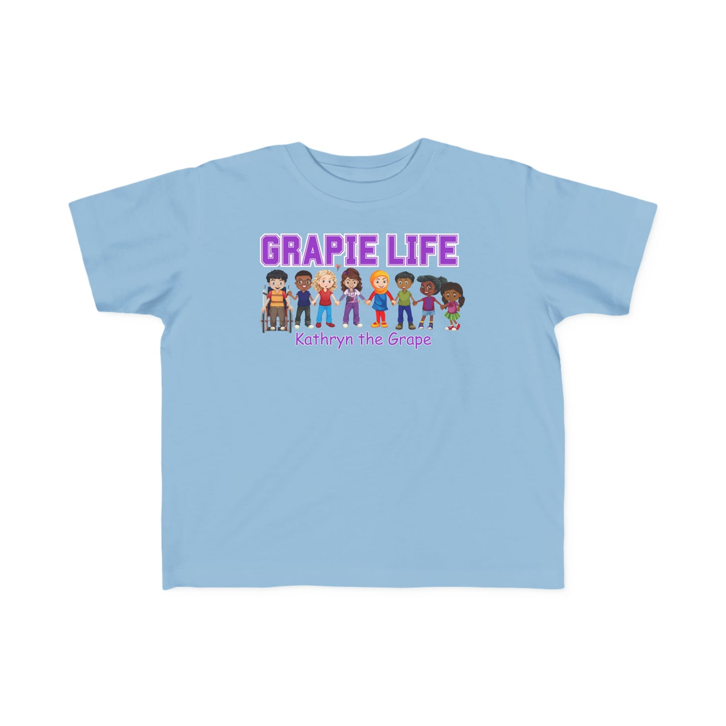 Kathryn the Grape Grapie Life Friends Toddler's Fine Jersey Tee