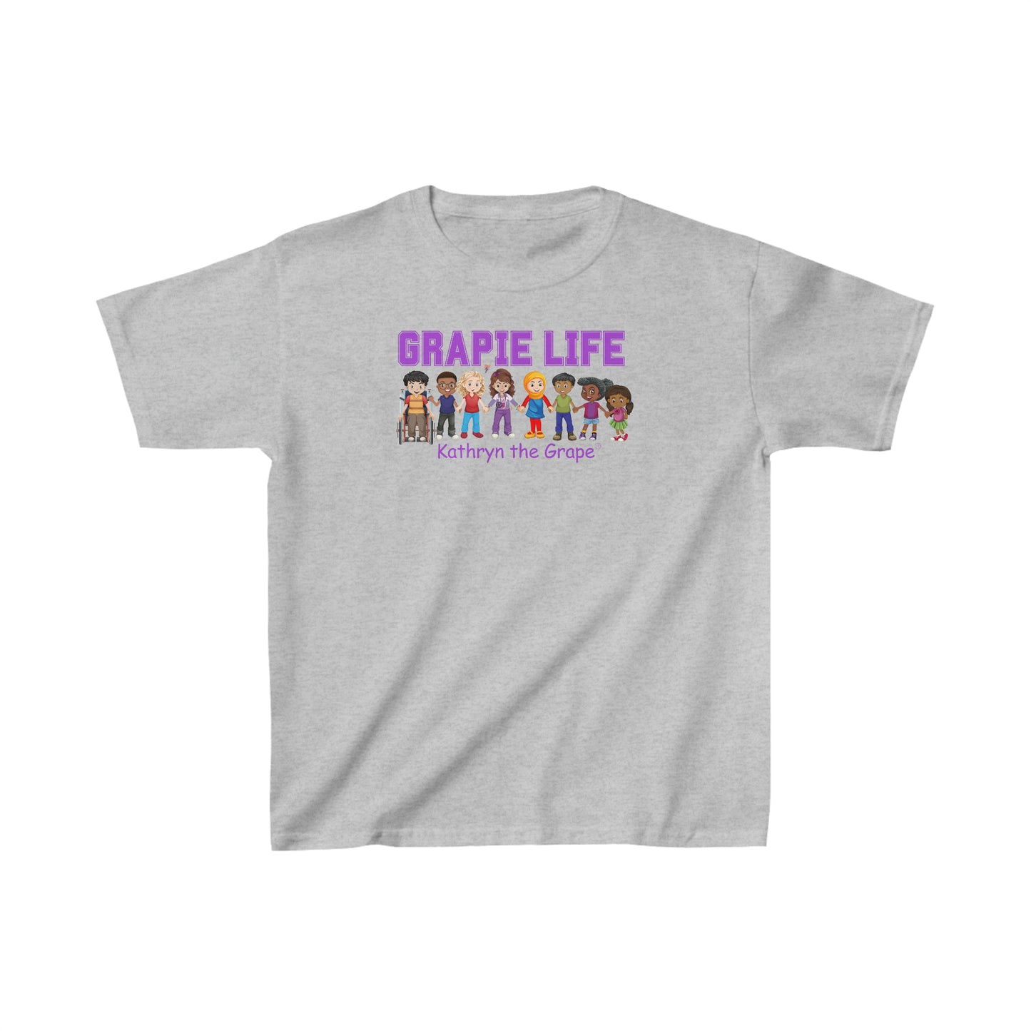 Kathryn the Grape Grapie Life Youth Heavy Cotton™ Tee