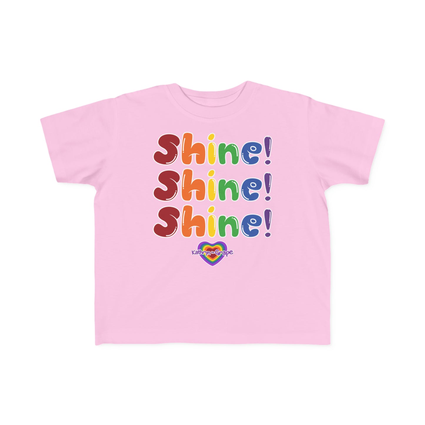 Kathryn the Grape Shine Shine Shine Toddler's Fine Jersey Tee
