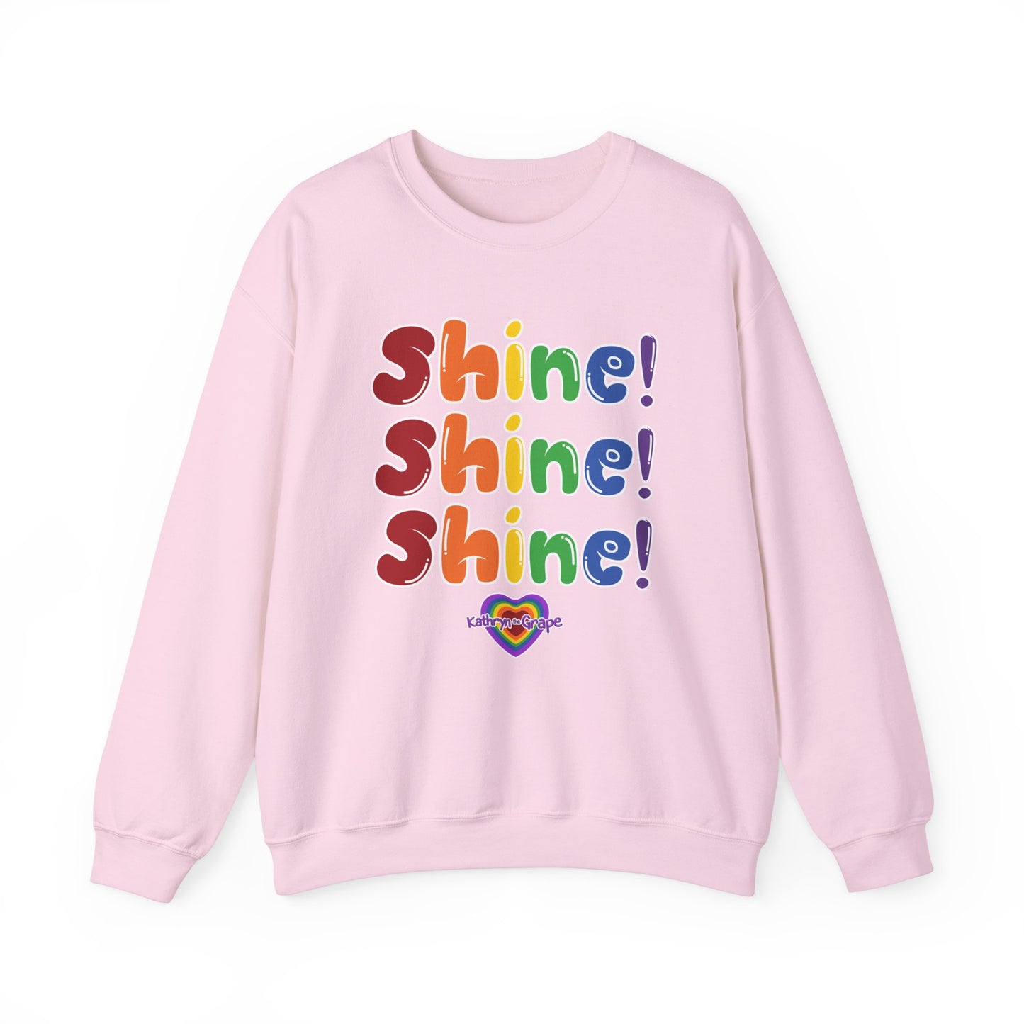 Kathryn the Grape Shine Shine Shine Unisex Heavy Blend™ Crewneck Sweatshirt