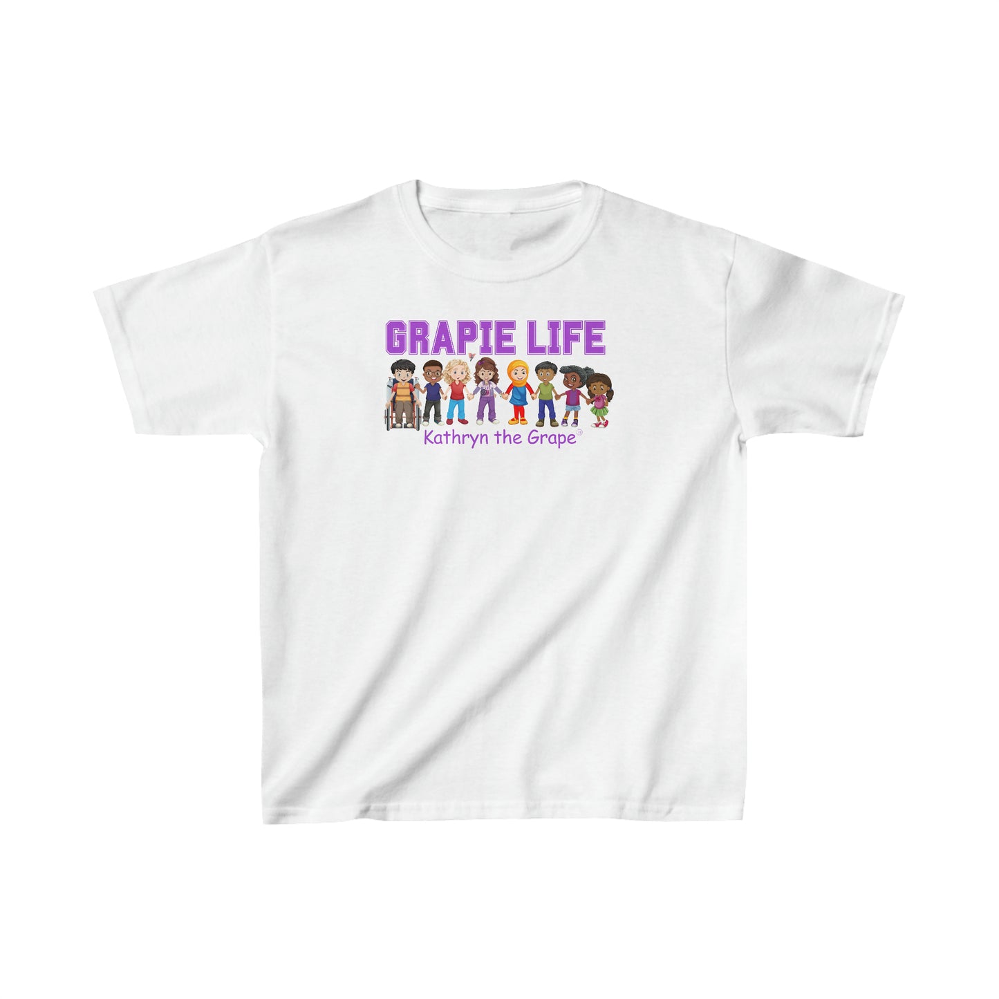Kathryn the Grape Grapie Life Youth Heavy Cotton™ Tee